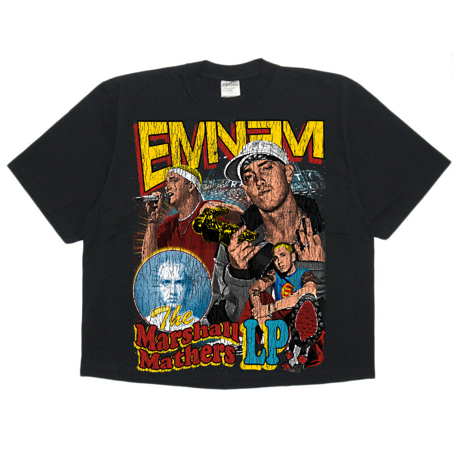 Eminem Retro Style Streetwear Boxy Tee