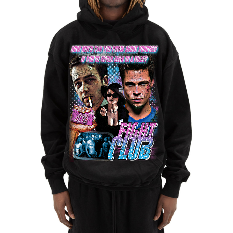 Fight Club Retro Style Streetwear Hoodie