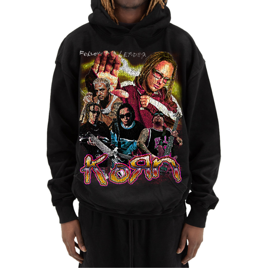 Korn Retro Style Streetwear Hoodie