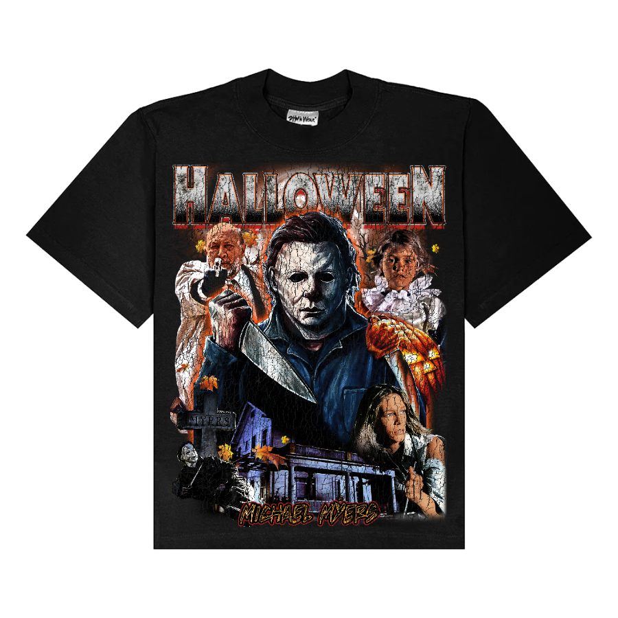 Halloween Michael Myers Retro Style Streetwear Tee