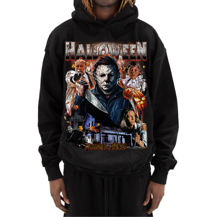 Halloween Michael Myers Retro Style Streetwear Hoodie