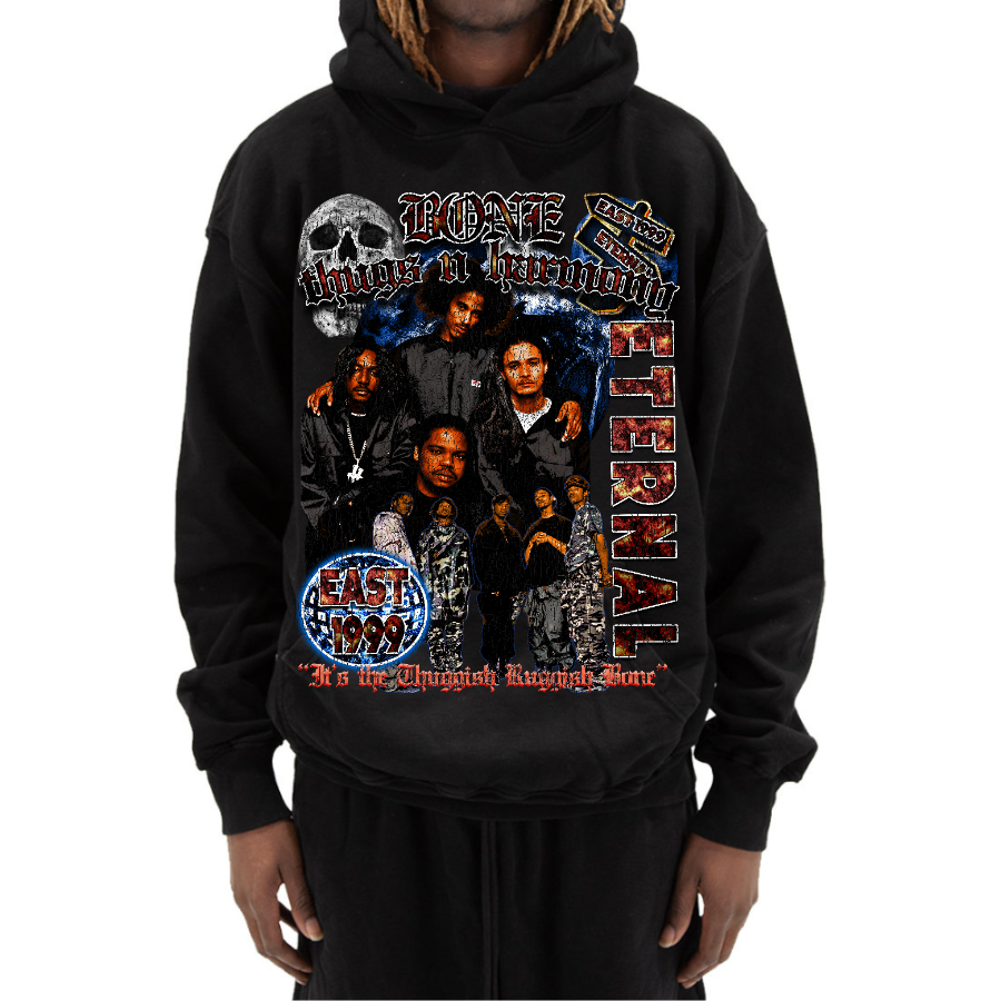 Bone Thugs N Harmony Retro Style Streetwear Hoodie