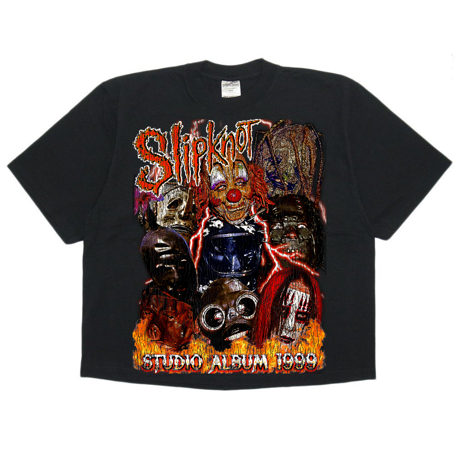 Slipknot Retro Style Streetwear Boxy Tee