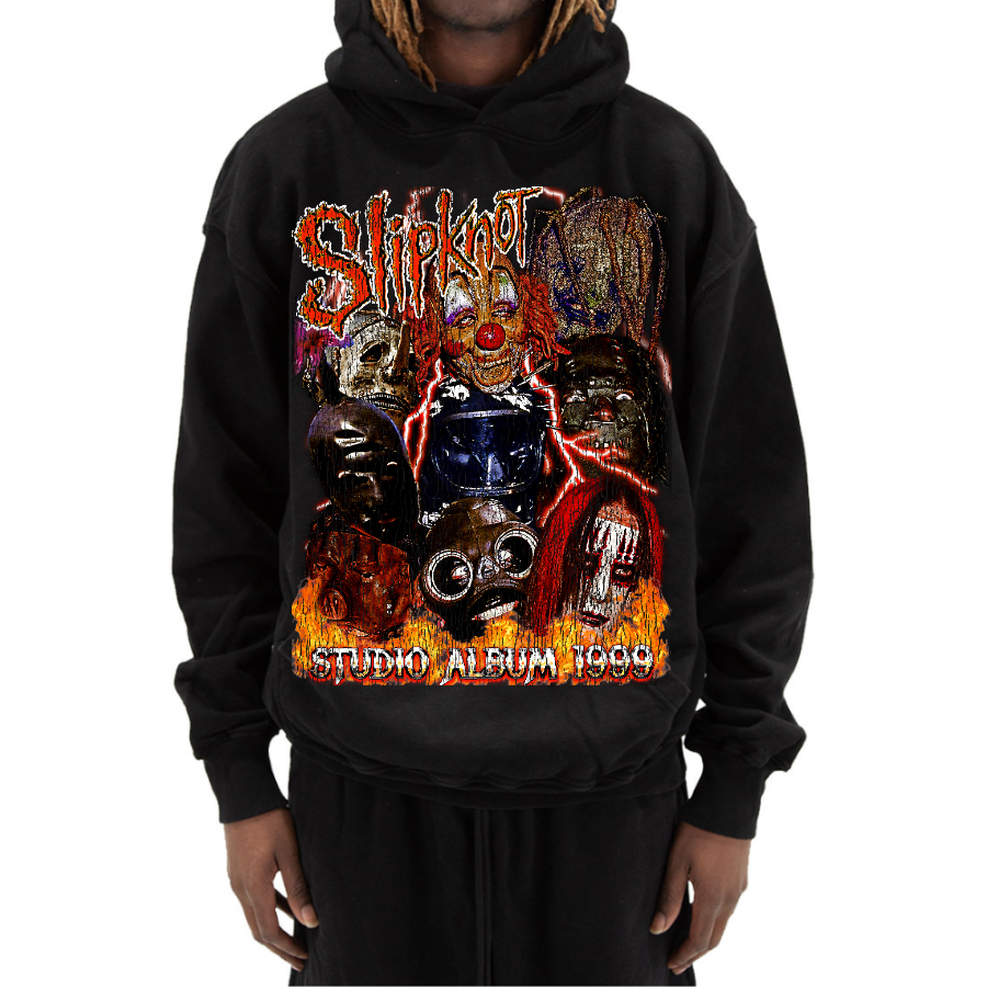 Slipknot Retro Style Streetwear Hoodie