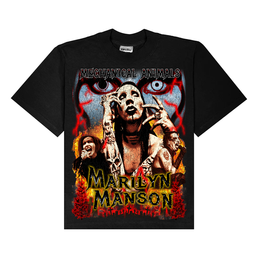 Marilyn Manson Retro Style Streetwear Tee