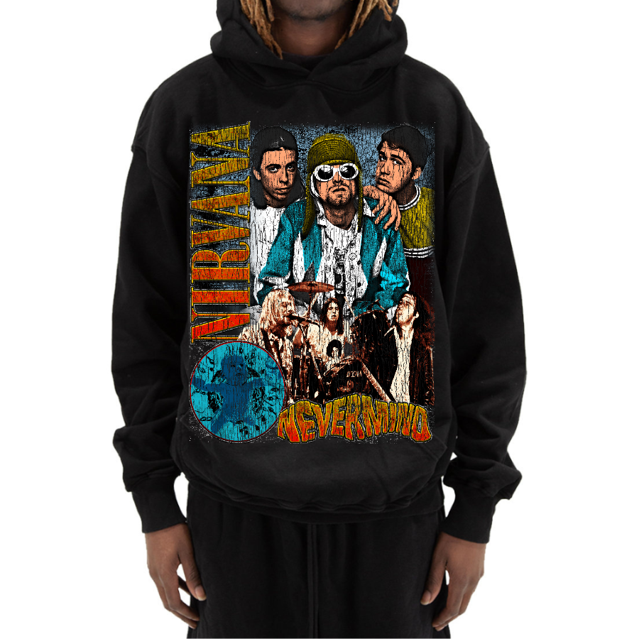 Nirvana Retro Style Streetwear Hoodie