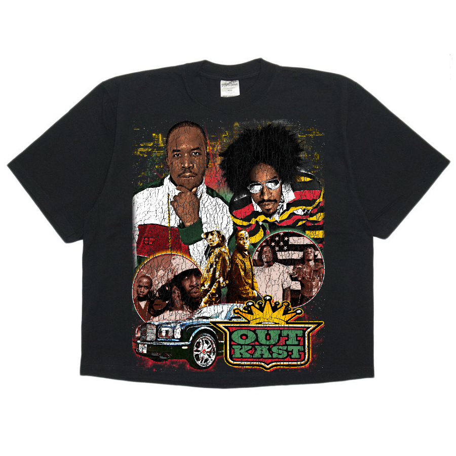 Outkast Retro Style Streetwear Boxy Tee