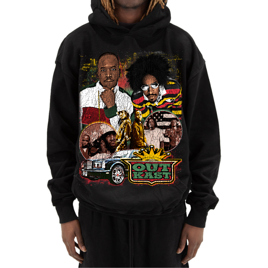 Outkast Retro Style Streetwear Hoodie