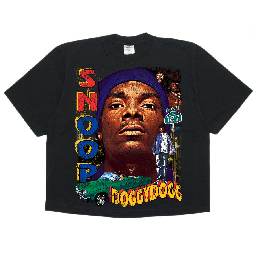 Snoop Dogg Retro Style Streetwear Boxy Tee