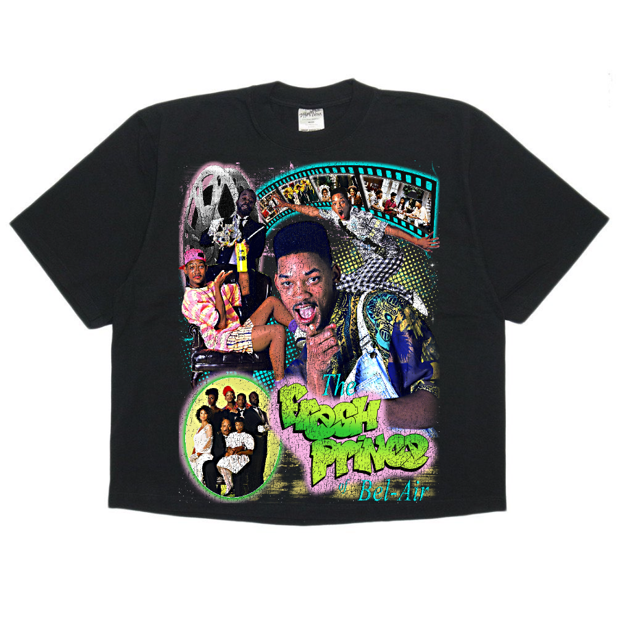 Fresh Prince of Bel Air Retro Style Streetwear Boxy Tee