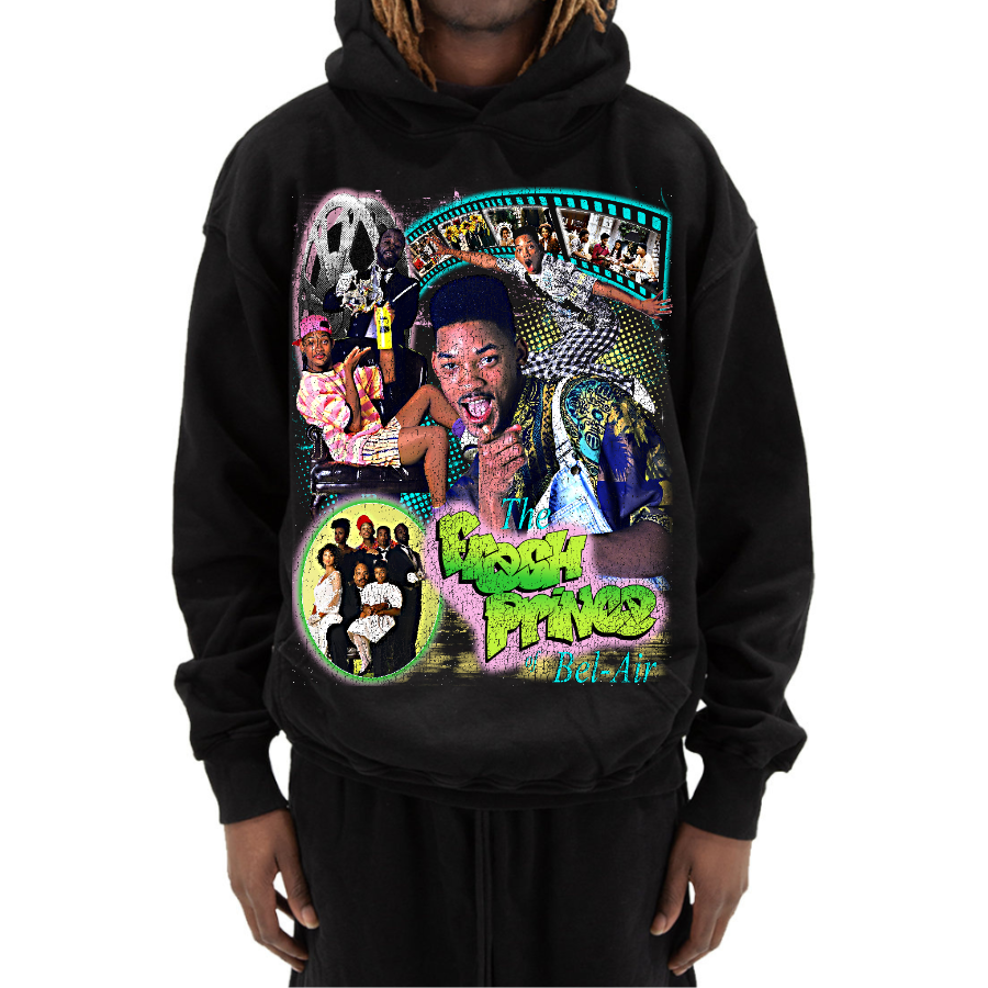 Fresh Prince of Bel Air Retro Style Streetwear Hoodie