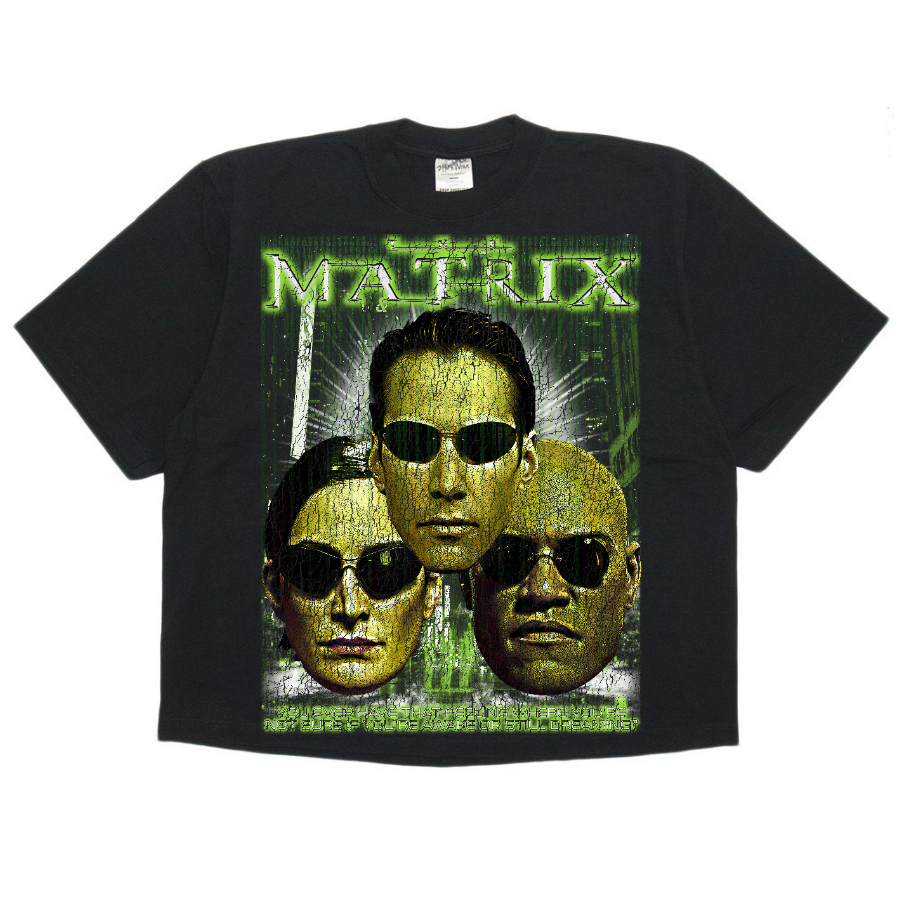 The Matrix Retro Style Streetwear Boxy Tee