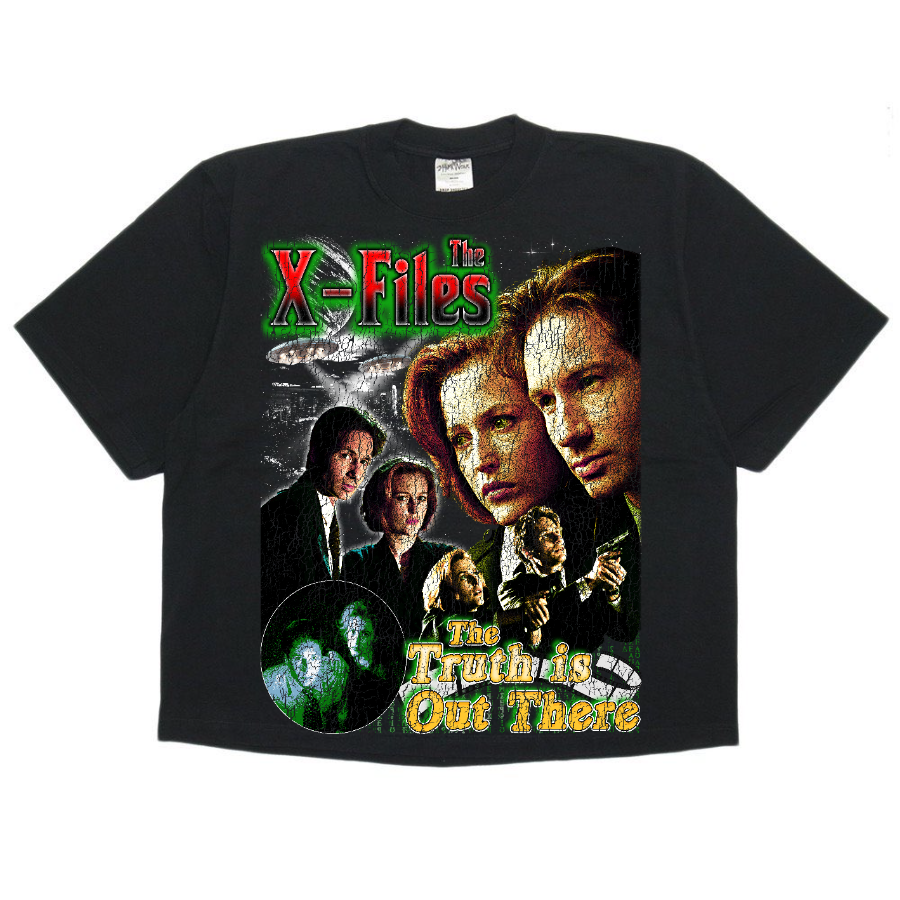 The X Files Retro Style Streetwear Boxy Tee