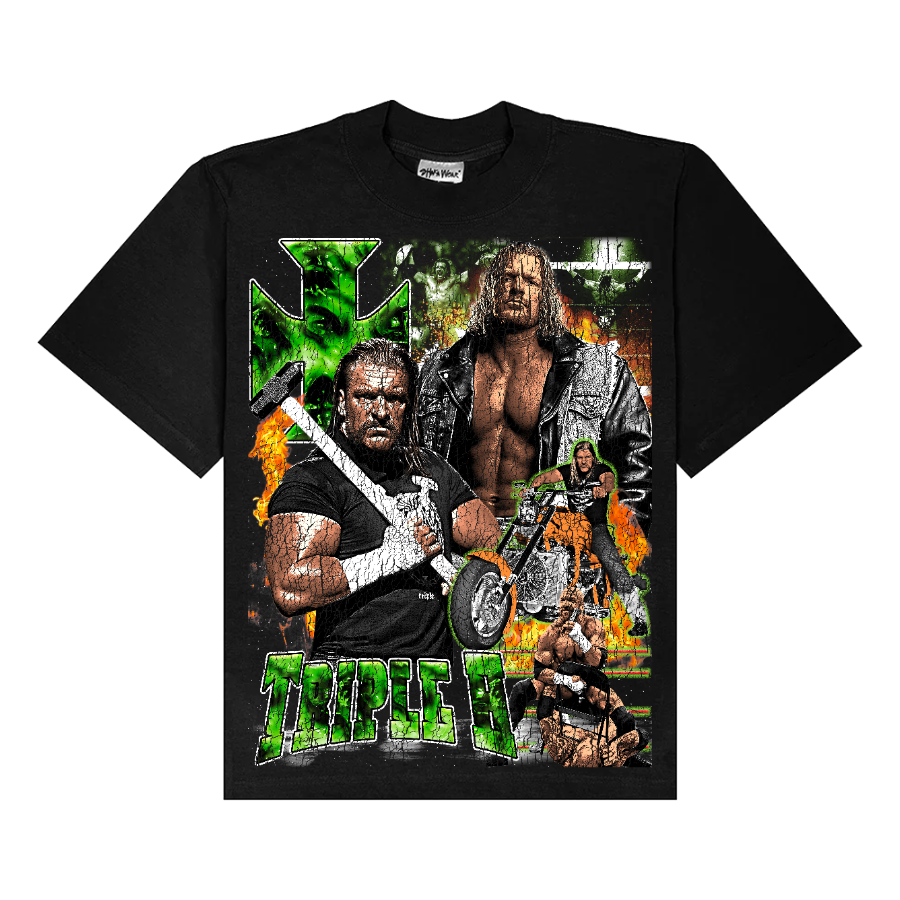 Triple H Retro Style Streetwear Tee