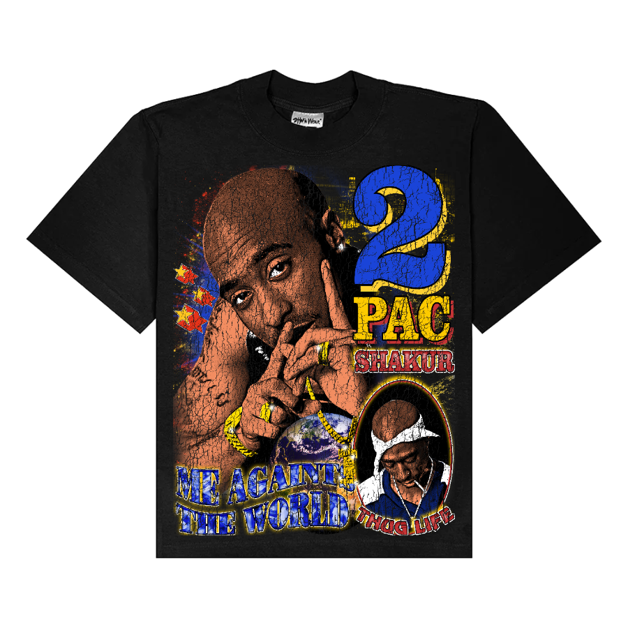 Tupac Shakur Retro Style Streetwear Tee